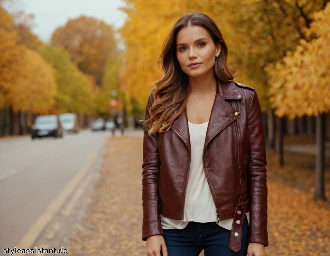 Perfekter Übergangslook im Herbst - Warum du diesen Herbst zur Lederjacke greifen solltest
