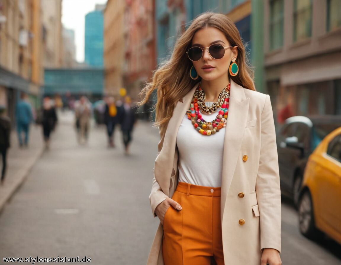 Farbige Accessoires als Hingucker einsetzen - Moderne Outfits » Inspiration für deinen Look